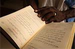 Arabic Bible in Maronite church, Lome, Togo, West Africa, Africa