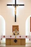 Sunday Mass in Maronite church, Lome, Togo, West Africa, Africa