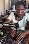 Couture atelier, Lomé, Togo, Afrique de l'Ouest, Afrique