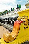 Maha Devale Buddhist and Hindu temple to elephant deity Ganesh in this sacred multi faith town, Kataragama, Uva Province, Sri Lanka, Asia