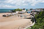 Port de Tenby, Tenby, Pembrokeshire, pays de Galles, Royaume-Uni, Europe