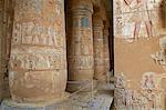 Temple de Médinet Habou, rive gauche de la Nil, Thèbes, UNESCO World Heritage Site, Egypte, Afrique du Nord, Afrique