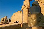 Ramesséum Temple, rive gauche de la rivière du Nil, Thèbes, UNESCO World Heritage Site, Egypte, Afrique du Nord, Afrique