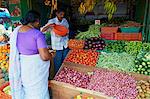 Fruit market, Trivandrum (Thiruvananthapuram), Kerala, India, Asia