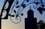 Minaret de la Koutoubia au coucher du soleil, Marrakech, Maroc, l'Afrique du Nord, Afrique