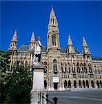 Rathaus (gotische Rathaus), UNESCO Weltkulturerbe, Wien, Österreich, Europa