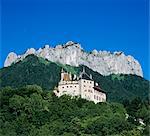 Chateau de Menthon, Menthon St. Bernard, near Annecy, Lake Annecy, Rhone Alpes, France, Europe