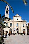 The Cathedral, Platia Mitropoleos, Chania (Hania), Chania region, Crete, Greek Islands, Greece, Europe