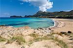 Falassarna beach, Falassarna, Chania region, Crete, Greek Islands, Greece, Europe