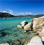 Plage de Santa Giulia, South East Corse, Corse, Méditerranée, Europe