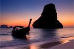 Happy Island, Strand Hat Phra Nang, Railay, Provinz Krabi, Thailand, Südostasien, Asien