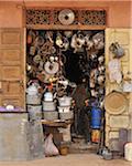 Kupferschmied Shop, Marrakesch, Marokko