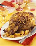Leg of lamb with orange and star anise
