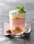 Strawberry trifle Verrine