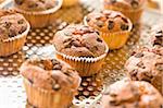 Schokolade-Chip-muffin