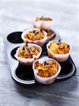 Giraumont pumpkin and orange-flavored muffins