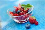 Bowl of summer fruit