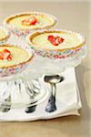 Lemon and strawberry tartlets