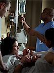 USA, Utah, Payson, l'accouchement à l'hôpital