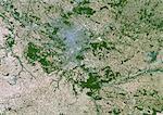 Ile-De-France Region, France, True Colour Satellite Image. Ile de France region, France, true colour satellite image. This image was compiled from data acquired by LANDSAT 5 & 7 satellites.