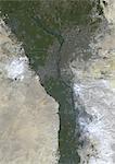 Cairo City, Egypt, In 2000, True Colour Satellite Image. True colour satellite image of Cairo City, the capital city of Egypt. Image taken on 11 November 2000 using LANDSAT data.