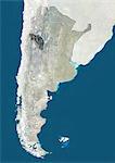 L'Argentine et la Province de La Rioja, Image Satellite de la couleur vraie