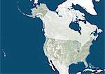 Des États-Unis et l'état de l'Indiana, Image Satellite de la couleur vraie
