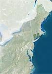 State of Connecticut and Northeastern United States, True Colour Satellite Image