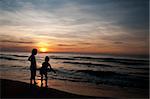 Tropical sunset on the beach