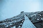 Abstract view of the Eiffel Tower