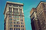 Old architecture of downtown Pittsburgh, Pennsylvania