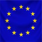 Symbol of united countries in Europe, EU
