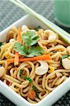 Delicious Teriyaki  Asian noodles with vegetables and cashews