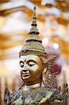 Head of Buddha statue in Doi Suthep Wat in Chiang Mai