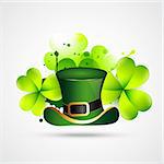 abstract style st. patrick's day vector illustration