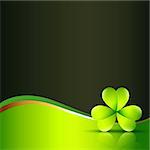 vector clover leaf with space for your text