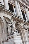 Sculpture in Opera Garnier symbolizing the instrumental music, by Eugène Guillaume