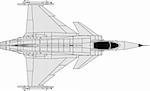 High detailed vector illustration of a modern military airplane