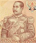 Chulalongkorn (1853-1910) on 100 Bhat 2005 Banknote from Thailand. Fifth monarch of Siam under the House of Chakri.