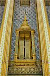 Ancient Golden Door of Thai temple , Bangkok, Thailand