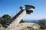 Viewpoint named Mirador Fito in Asturias Spain