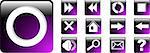 the vector set violet web icon eps 8