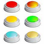 Set of buttons. Also available as a Vector in Adobe illustrator EPS format, compressed in a zip file. The vector version be scaled to any size without loss of quality.