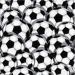 Vector seamless soccer texture. Football wallpaper. Sport background.