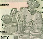 Potter on 20 Naira 2009 Banknote from Nigeria.