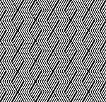 Seamless geometric pattern with striped texture. Vector art.