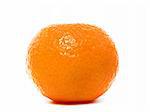 Fresh Clementine isolated on a white background