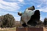 The statue in the archeological area of Agrigento, Sicily, Italy