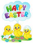 Happy Easter sign theme image 5 - vector illustration.