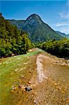 Mountain River in the Bavarian Alps, Germany